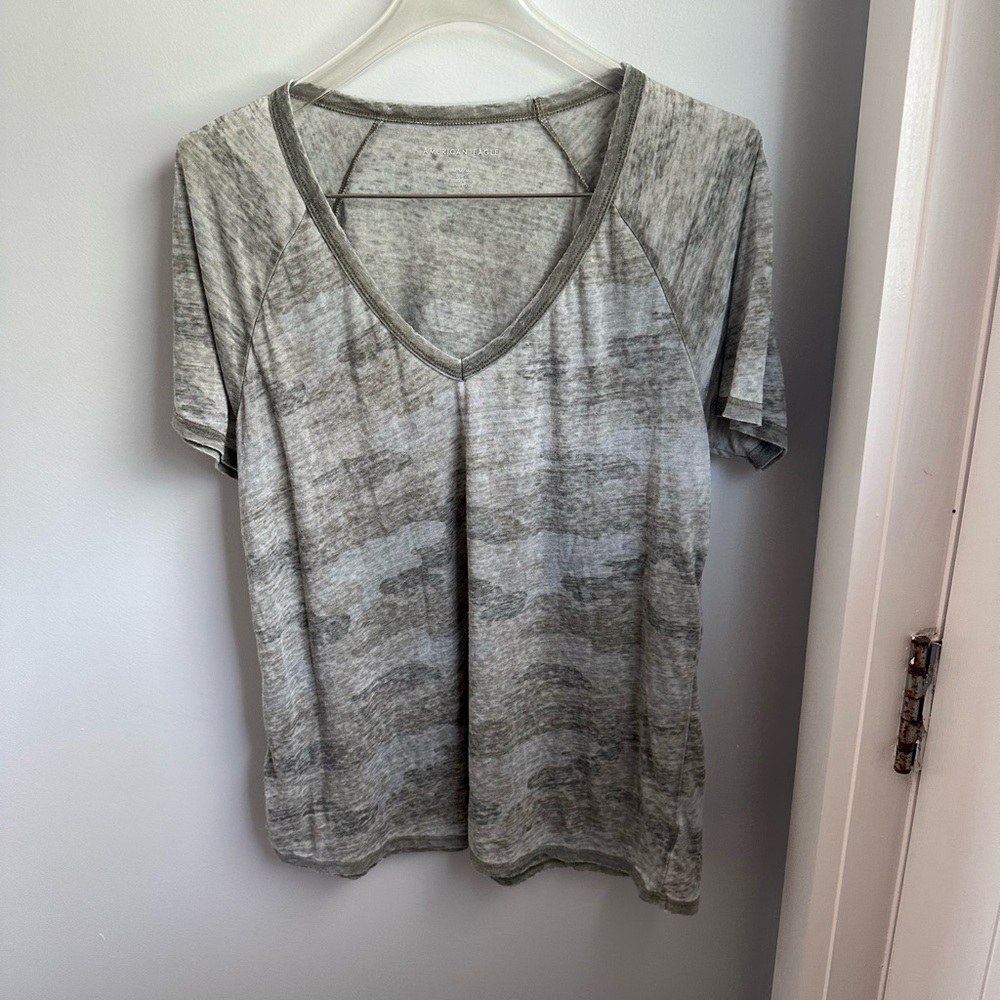AE Washed Camo Tee